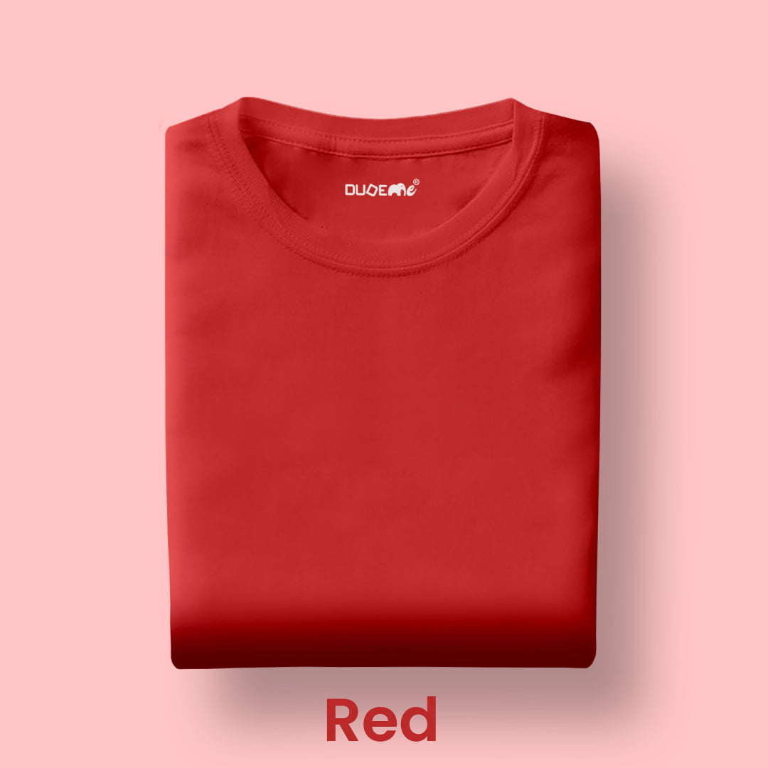 Pick Any 4 - Plain T-Shirts Combo