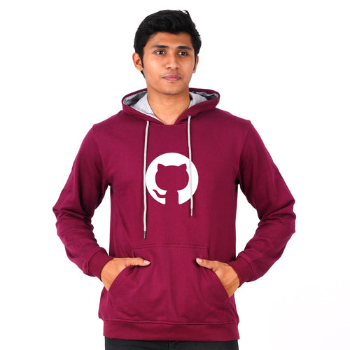 Jacket Hoodie Github Funny GitHub Fork Programmers' Men's Hoodie