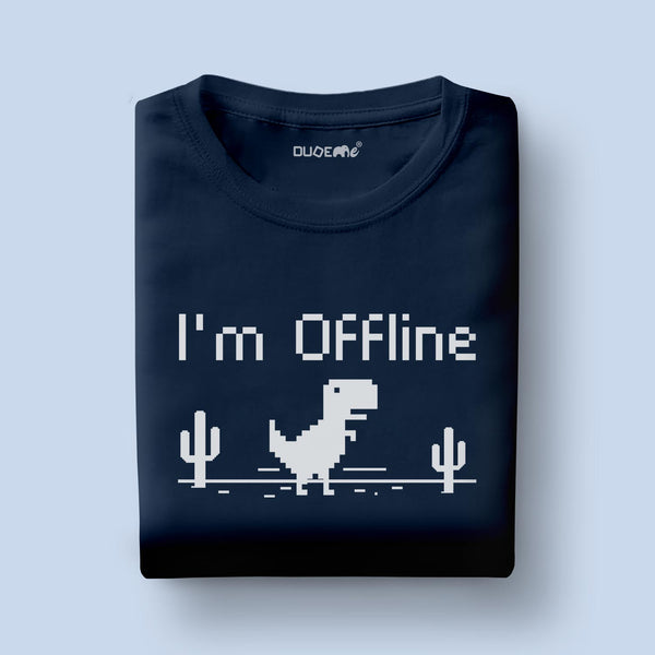 I Am Offline Half Sleeve Unisex T-Shirt