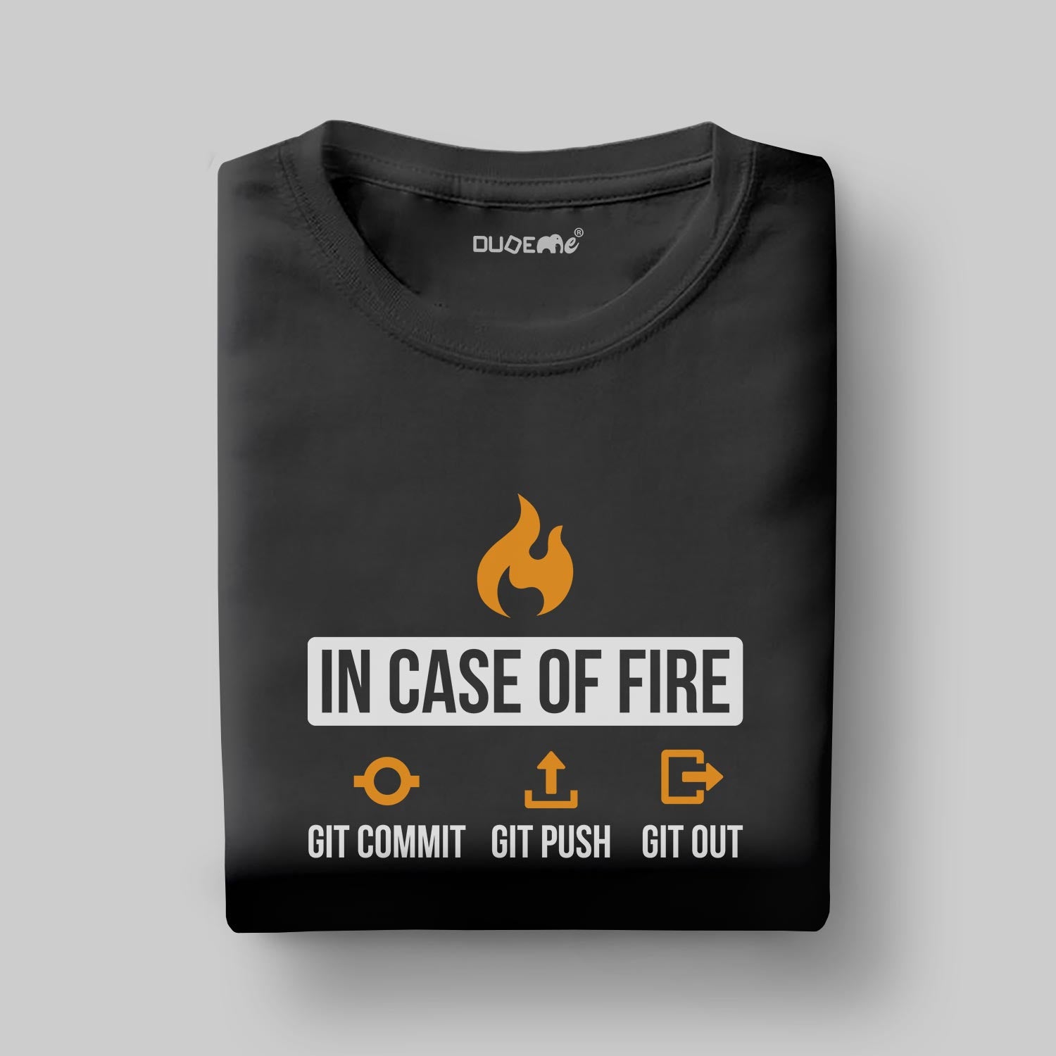Git Commit Git Push Git Out Half Sleeve Unisex T-Shirt