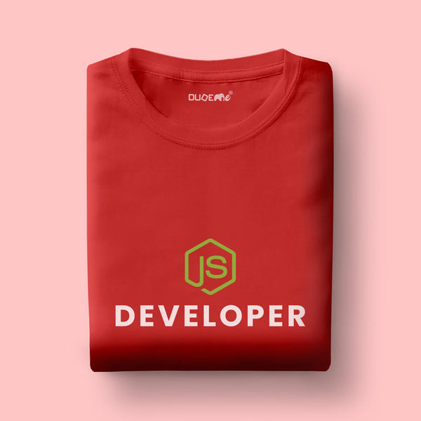 Node JS Developer Half Sleeve Unisex T-Shirt