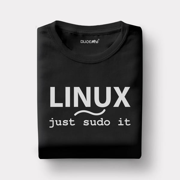 Just Sudo It Linux Half Sleeve Unisex T-Shirt