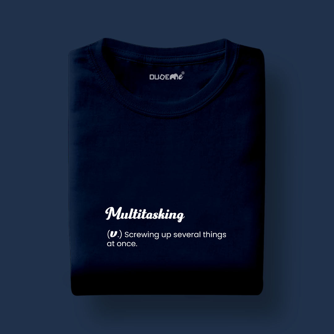 Multitasking Unisex Half Sleeve T-Shirt