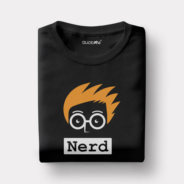Nerd Graphic Half Sleeve Unisex T-Shirt
