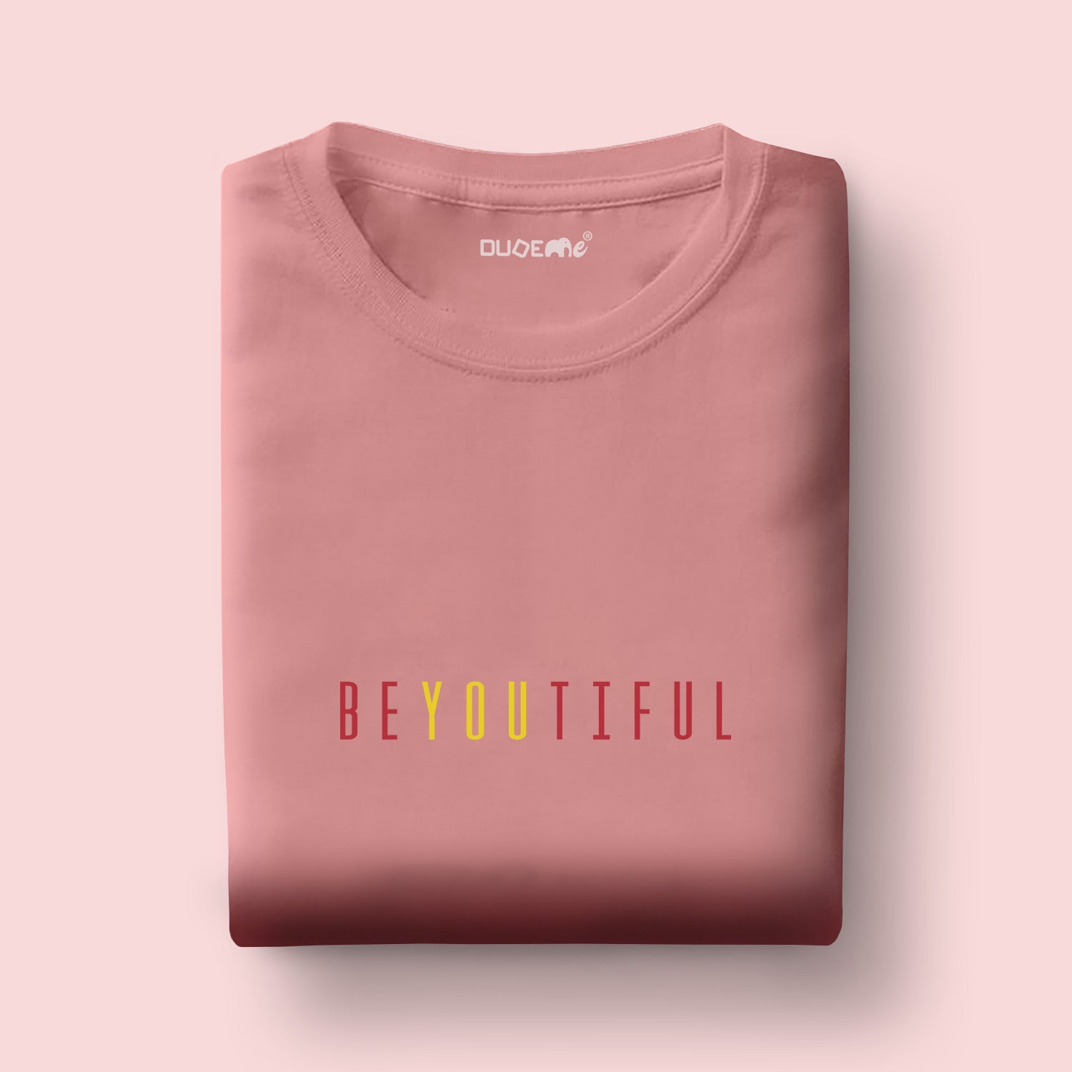 Beautiful Text Boyfriend Fit Half Sleeve T-Shirt
