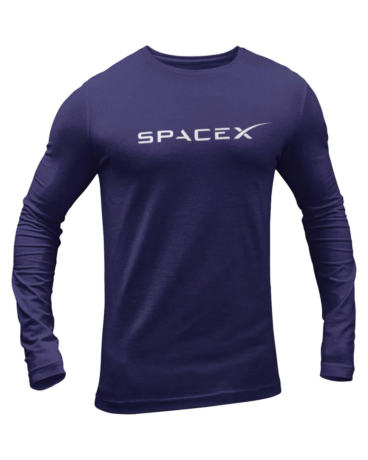 SpaceX Full Sleeve Geek T-Shirt - DudeMe