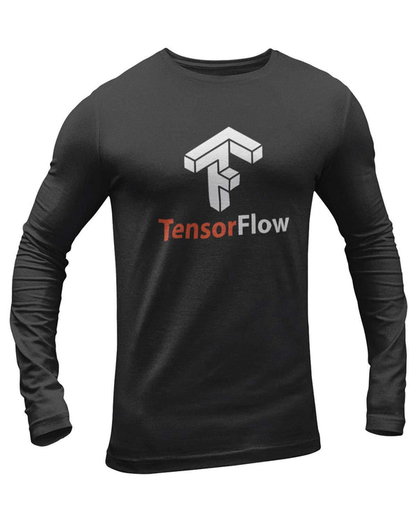 Tensor Flow Full Sleeve Geek T-Shirt - DudeMe