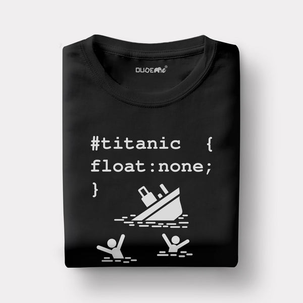 Titanic Float None Half Sleeve Unisex T-Shirt