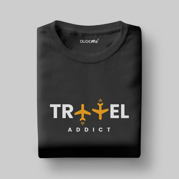 Travel Addict Half Sleeve Unisex T-Shirt