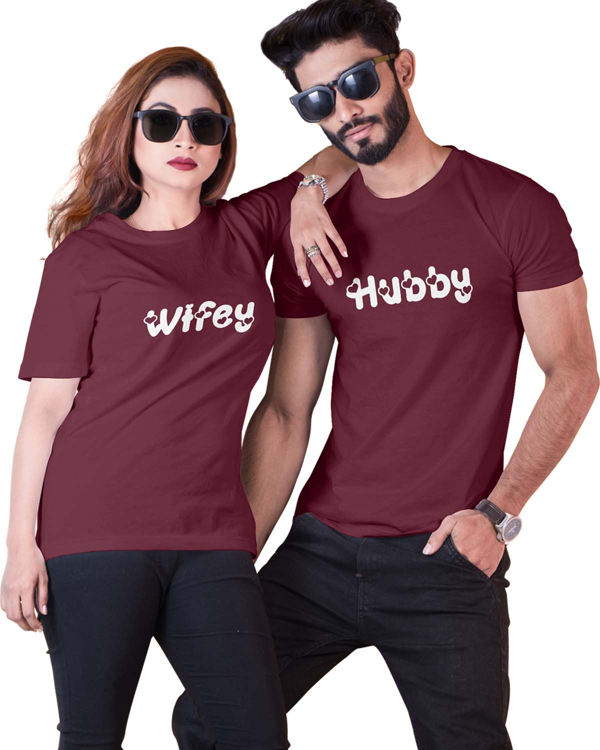 Wifey Hubby Couple T-Shirt