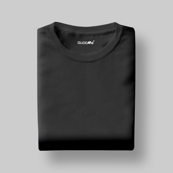 Charcoal Melange Half Sleeve T-Shirt
