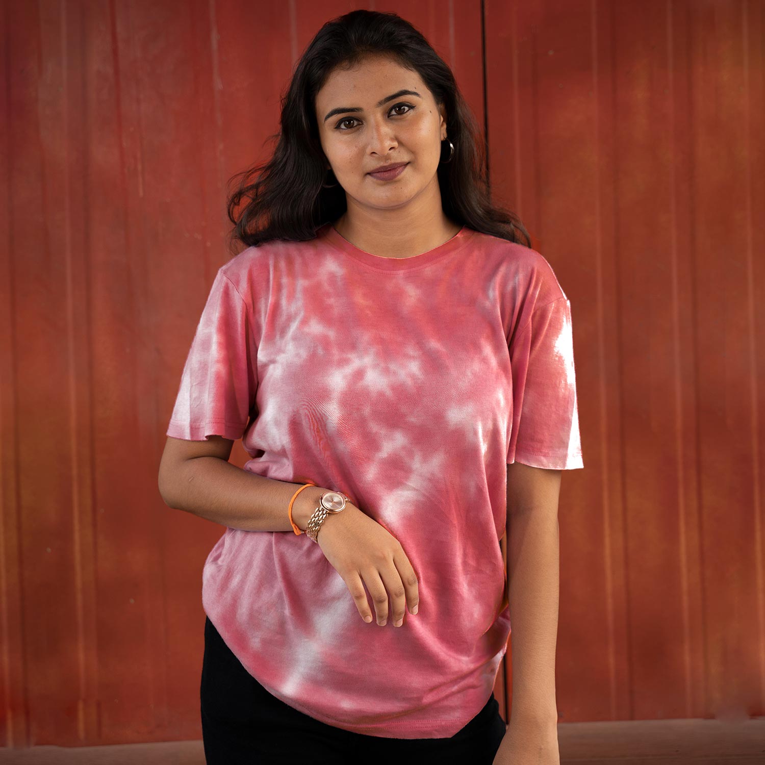 TIE DYE Unisex Pink T-Shirt